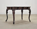 Rose Tarlow Style Chinoiserie Scalloped Lacquer Coffee Table