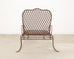 Rose Tarlow Melrose House Twig Iron Garden Chaise Lounge
