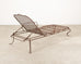 Rose Tarlow Melrose House Twig Iron Garden Chaise Lounge