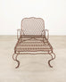 Rose Tarlow Melrose House Twig Iron Garden Chaise Lounge