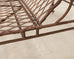 Rose Tarlow Melrose House Twig Iron Garden Chaise Lounge