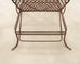 Rose Tarlow Melrose House Twig Iron Garden Chaise Lounge
