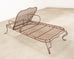 Rose Tarlow Melrose House Twig Iron Garden Chaise Lounge