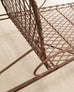 Rose Tarlow Melrose House Twig Iron Garden Chaise Lounge
