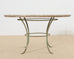 Rose Tarlow Iron Twig Stone Top Garden Dining Suite