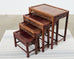 Set of Four Diminutive Chinese Export Hardwood Nesting Tables