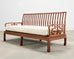 Pair of Michael Taylor Style Ming Inspired Hardwood Sofas