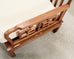 Pair of Michael Taylor Style Ming Inspired Hardwood Sofas