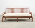 Pair of Michael Taylor Style Ming Inspired Hardwood Sofas