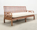 Pair of Michael Taylor Style Ming Inspired Hardwood Sofas