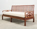 Pair of Michael Taylor Style Ming Inspired Hardwood Sofas