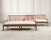 Pair of Michael Taylor Style Ming Inspired Hardwood Sofas