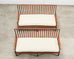 Pair of Michael Taylor Style Ming Inspired Hardwood Sofas