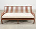 Pair of Michael Taylor Style Ming Inspired Hardwood Sofas