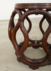 Pair of Chinese Rosewood Drum Stools or Drink Tables