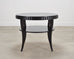 Barbara Baker for Baker Art Deco Walnut Fluted Center Table
