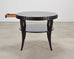 Barbara Baker for Baker Art Deco Walnut Fluted Center Table