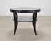Barbara Baker for Baker Art Deco Walnut Fluted Center Table