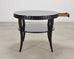 Barbara Baker for Baker Art Deco Walnut Fluted Center Table