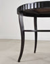Barbara Baker for Baker Art Deco Walnut Fluted Center Table