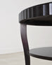Barbara Baker for Baker Art Deco Walnut Fluted Center Table