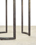 Thomas Pheasant for McGuire Faux Bois Bronze Center Dining Table