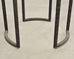 Thomas Pheasant for McGuire Faux Bois Bronze Center Dining Table