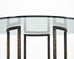 Thomas Pheasant for McGuire Faux Bois Bronze Center Dining Table