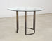 Thomas Pheasant for McGuire Faux Bois Bronze Center Dining Table