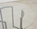 Thomas Pheasant for McGuire Faux Bois Bronze Center Dining Table