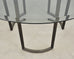 Thomas Pheasant for McGuire Faux Bois Bronze Center Dining Table