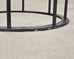 Italian Round Iron Carrara Marble Center or Garden Table