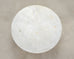 Italian Round Iron Carrara Marble Center or Garden Table