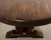 Country French Provincial Oak Farmhouse Dining Table Demilune Ends