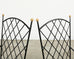 Set of Six Mario Papperzini Style Iron Garden Dining Chairs