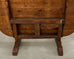 19th Century French Pine Tilt Top Vendange Dining Table