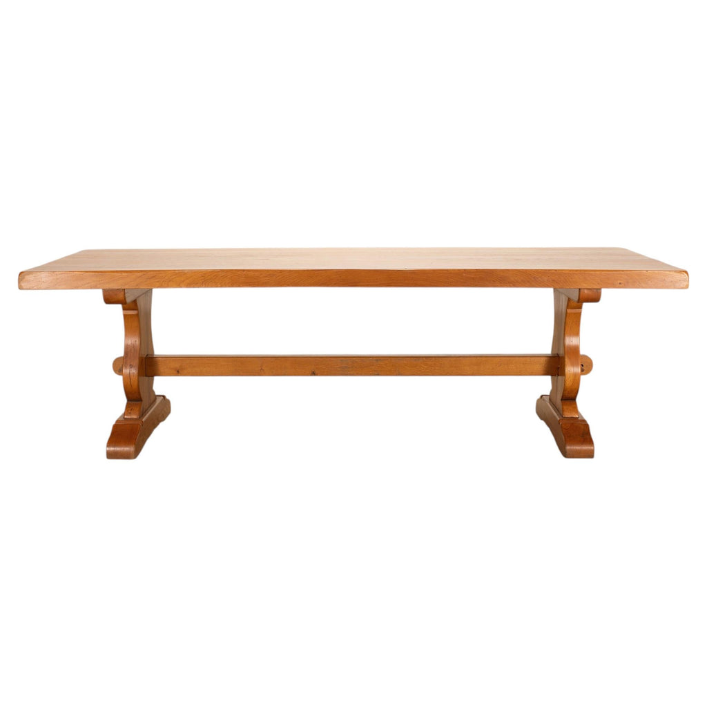 Rustic French Provincial Farmhouse Trestle Dining Table 8 Ft.

