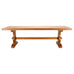 Rustic French Provincial Farmhouse Trestle Dining Table 8 Ft.
