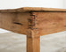 Country English Provincial Oak Pine Farmhouse Dining Table