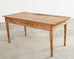 Country English Provincial Oak Pine Farmhouse Dining Table