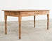 Country English Provincial Oak Pine Farmhouse Dining Table