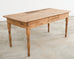 Country English Provincial Oak Pine Farmhouse Dining Table