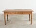 Country English Provincial Oak Pine Farmhouse Dining Table