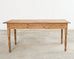 Country English Provincial Oak Pine Farmhouse Dining Table