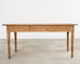 Country English Provincial Oak Pine Farmhouse Dining Table