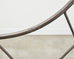 Pair of French Neoclassical Iron Lattice Twin Bed Frames
