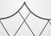 Pair of French Neoclassical Iron Lattice Twin Bed Frames