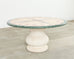 Neoclassical Style Marble and Stone Center Garden Table