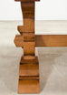 Country French Provincial Oak Farmhouse Trestle Dining Table 8 Ft