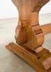 Country French Provincial Oak Farmhouse Trestle Dining Table 8 Ft